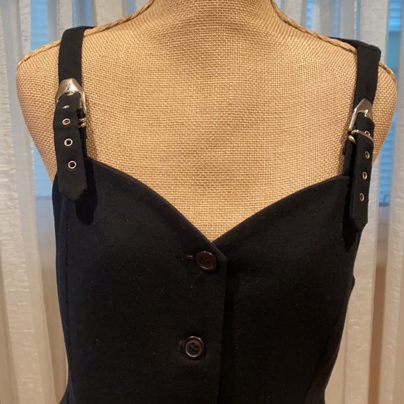Creator fabulous black wool vest, size S - Picture 2 of 8